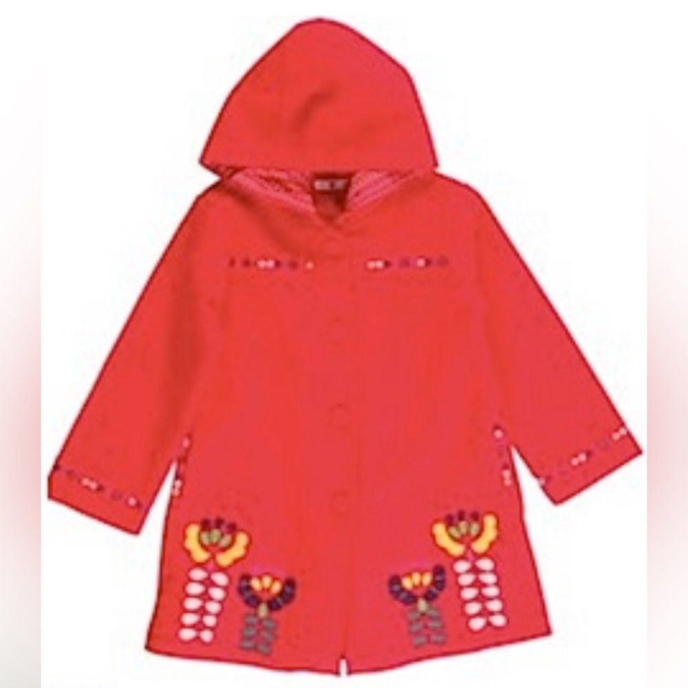 Du Pareil Au meme french red riding hood coat